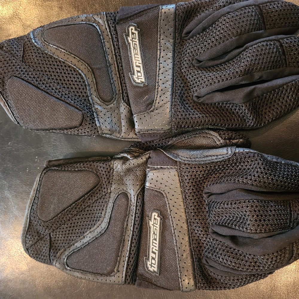 Tourmaster Black Motorcycle Gloves